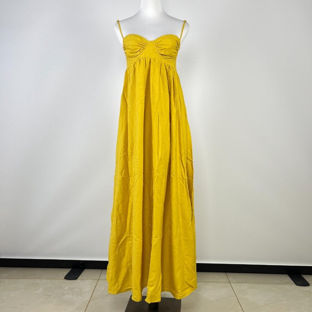 FARM Rio Yellow Maxi Dress - Picture 6 of 16